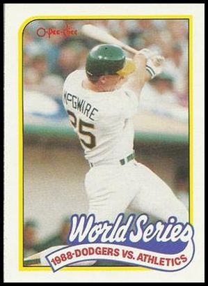 89OPC 174 1988 World Series Game 3 - Mark McGwire WS.jpg